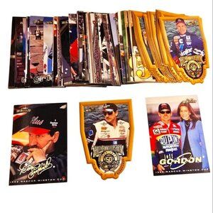 Lot of NASCAR Trading Cards 1998 Wheels Complete 100 Base Set 26 Rare Inserts